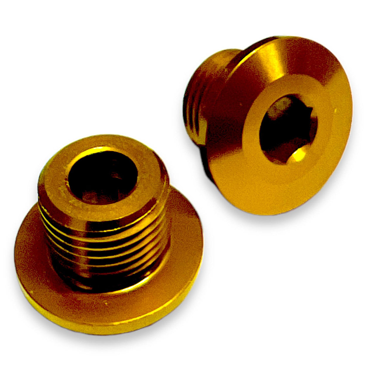 Gold CNC Sur-Ron Front Axle Nut