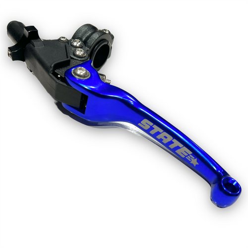 Blue Deep State Pit Bike Clutch And Brake Levers