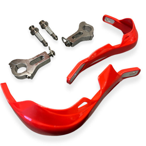 Red 22mm Supermoto Pit Bike Hand Guards