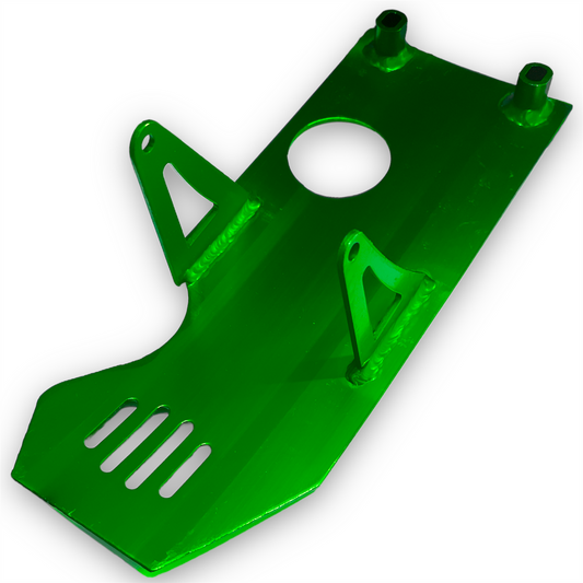 Green Pit Bike Sump Guard