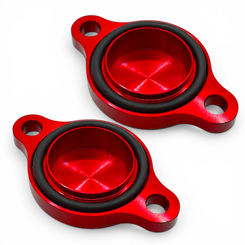 Red YX140 CNC Pit Bike Valve Covers