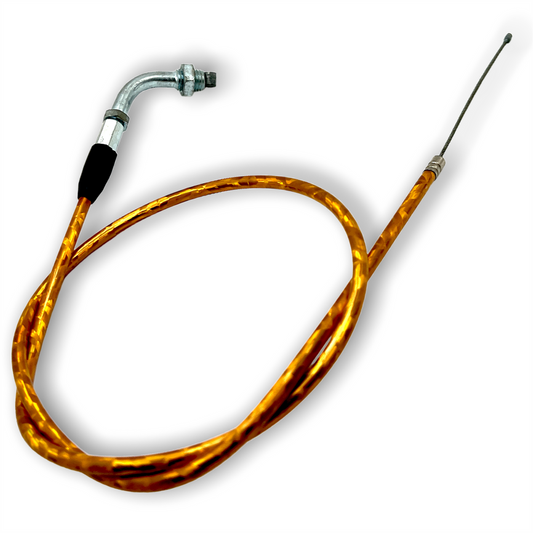 Gold 90cm Angled Pit Bike Throttle Cable