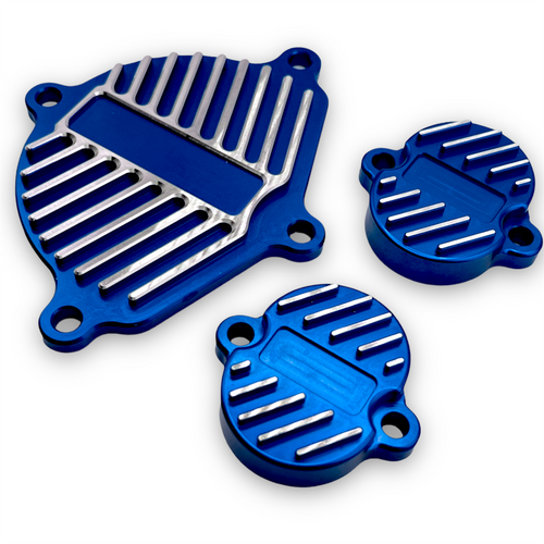 Blue YX160 CNC Pit Bike Bling Kit
