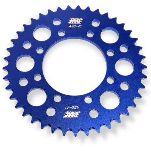 DEEP STATE 41 Tooth 420 SDG Pit Bike Rear Sprocket - BLUE